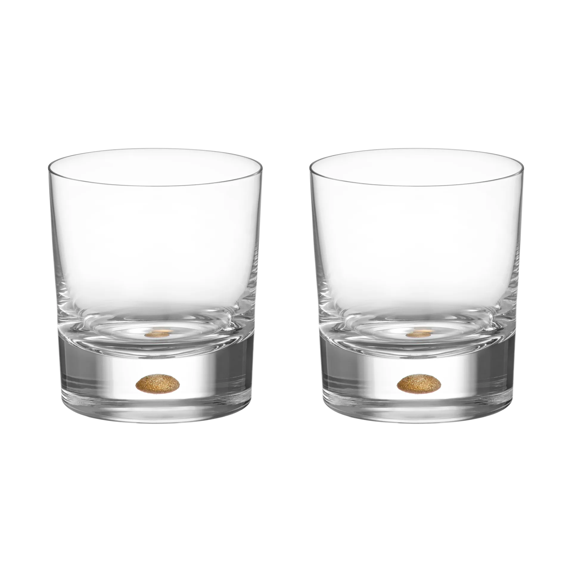 Intermezzo old fashioned 25 cl 2-pak, Guld Orrefors