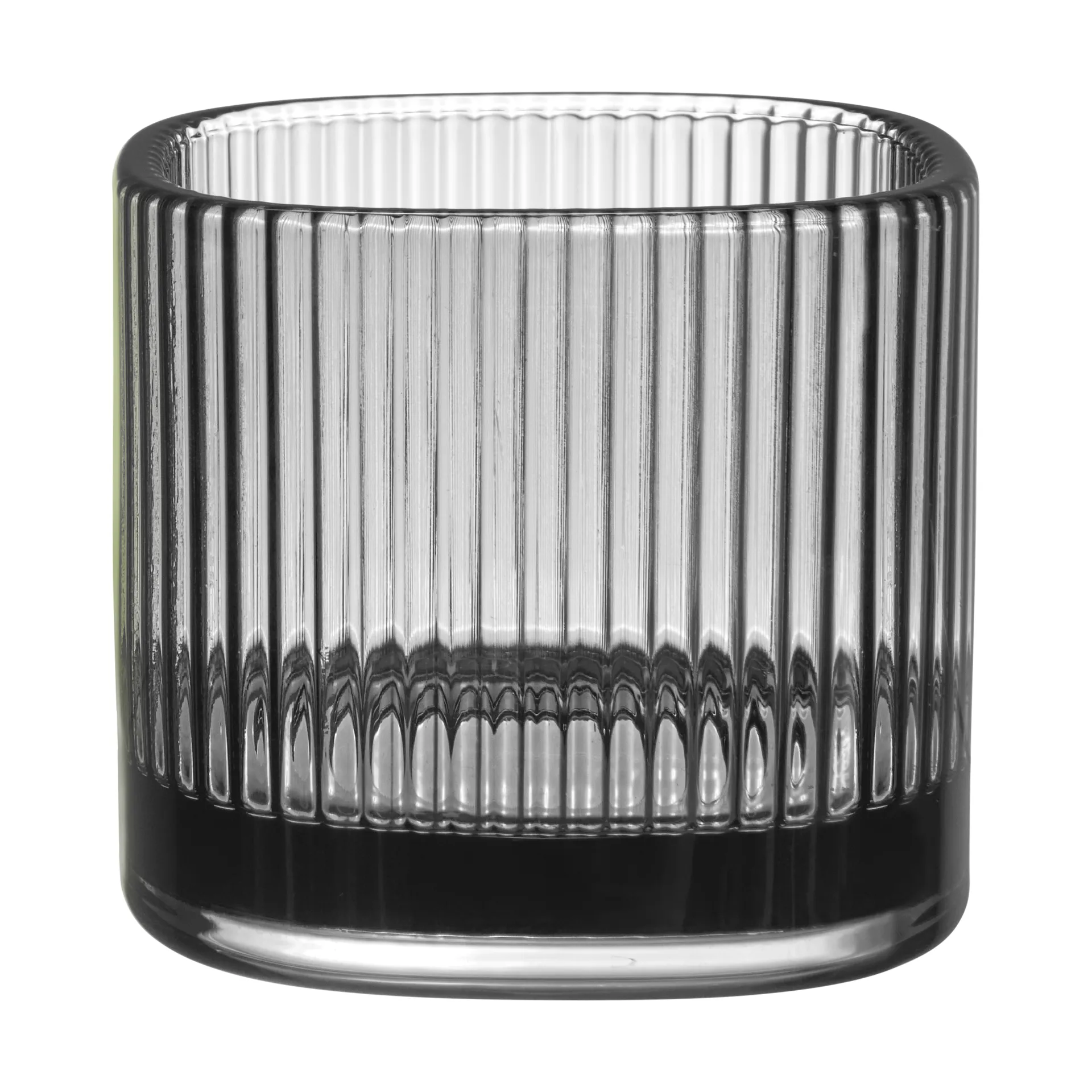 Orrefors Magica fyrfadsstage super circle 7 cm Grå