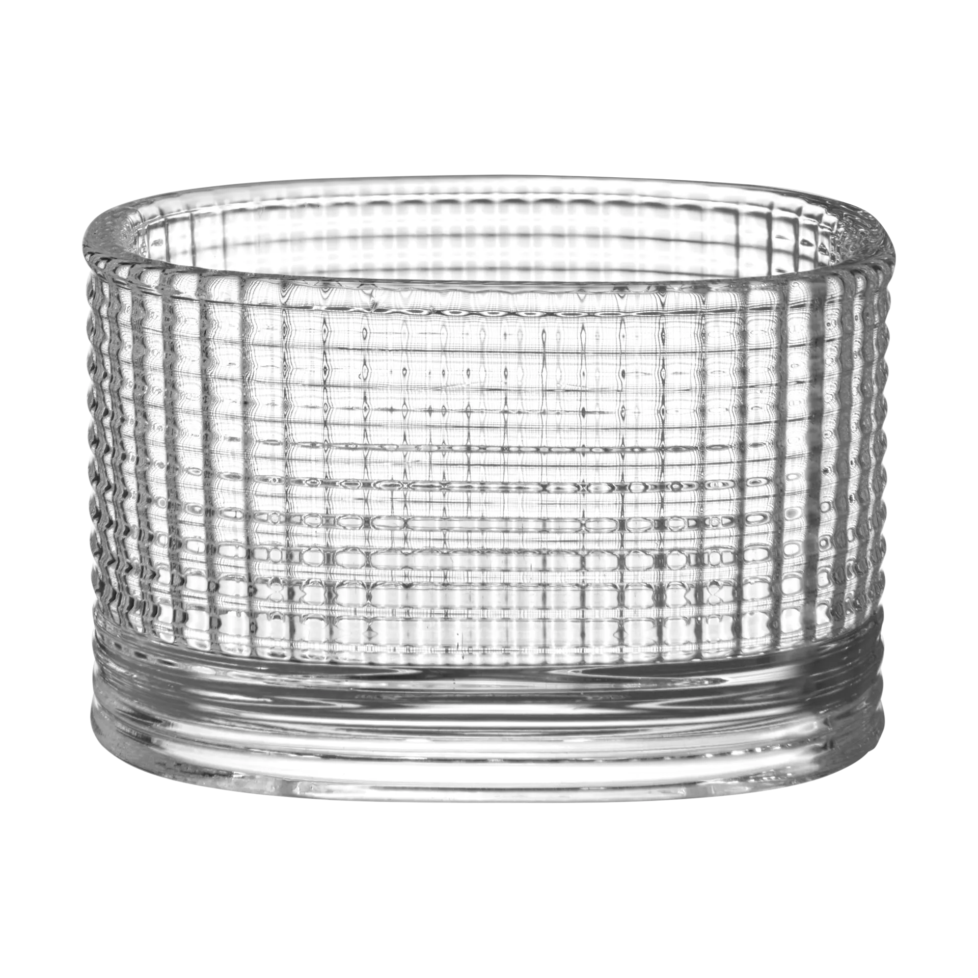 Orrefors Magica fyrfadsstage super ellipse 5 cm Klar