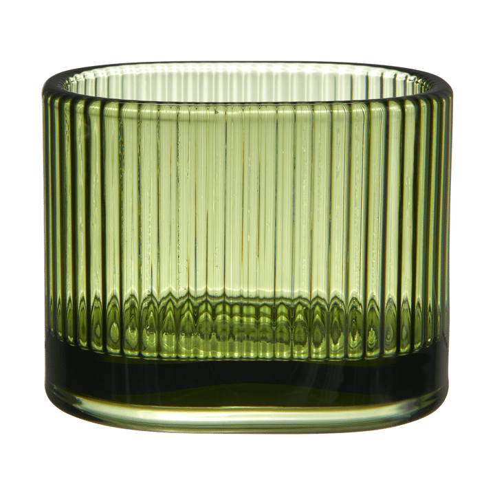 Magica fyrfadsstage super ellipse 7 cm - Grøn - Orrefors
