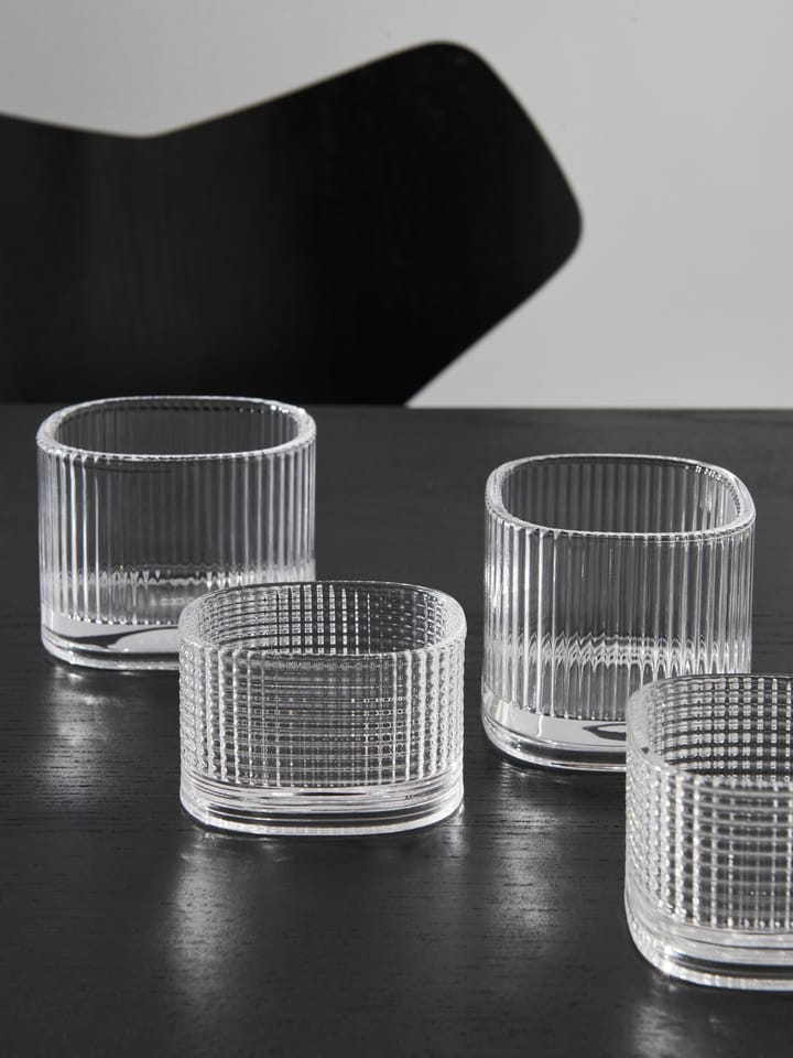 Magica fyrfadsstage super ellipse 7 cm, Klar Orrefors