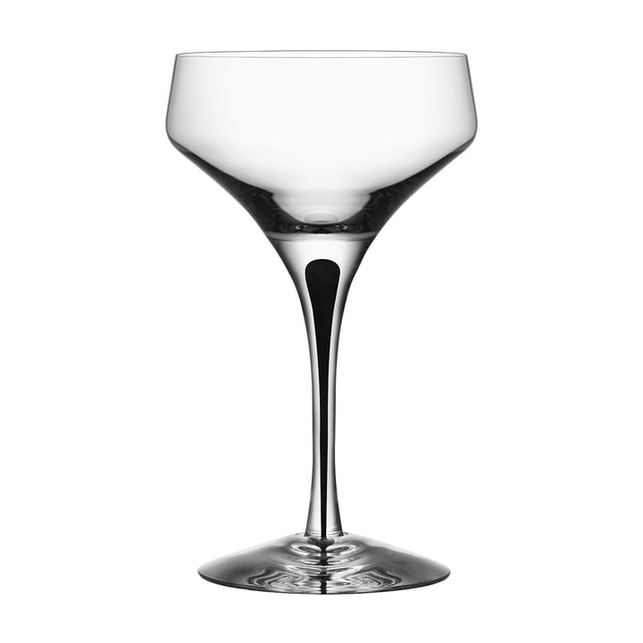 Metropol champagne coupe 24 cl, Sort Orrefors