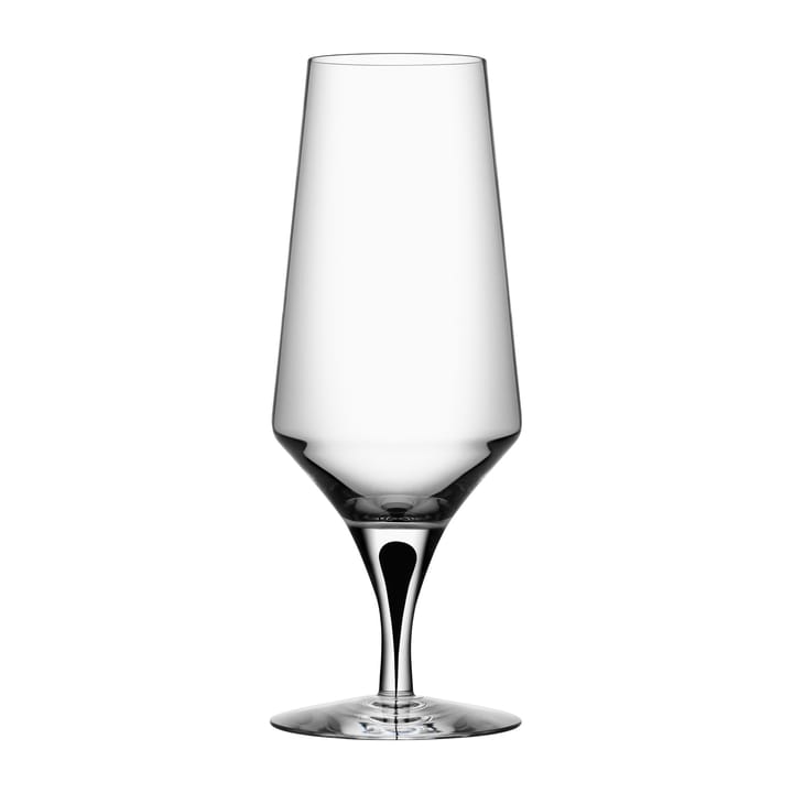 Metropol ølglas 46 cl, Clear/Black Orrefors