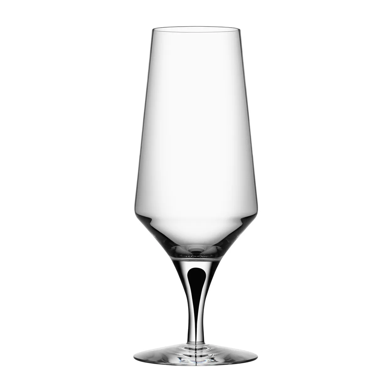 Orrefors Metropol ølglas 46 cl Clear/Black