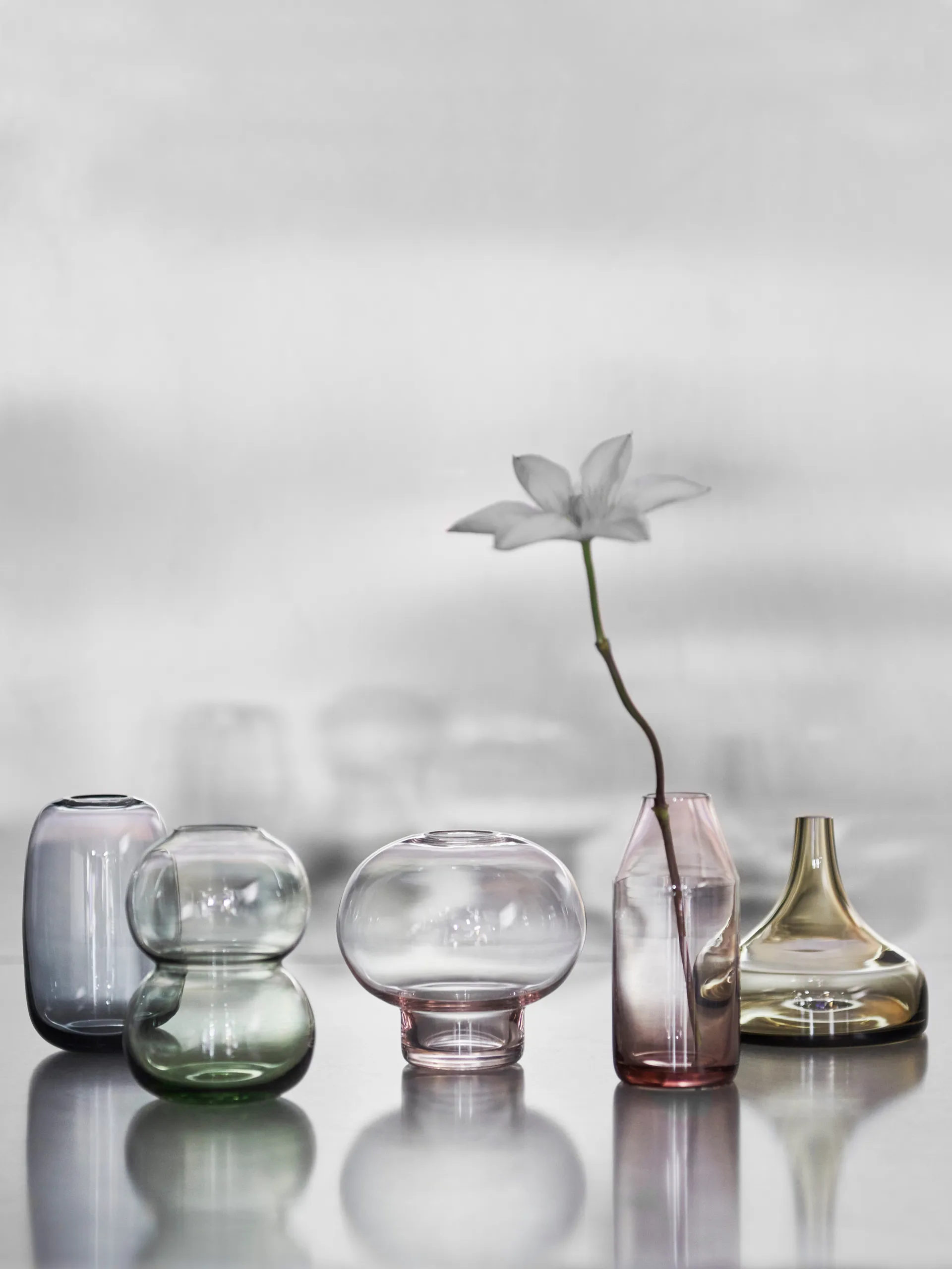 Midsummer minivase Red Clover, 82 mm Orrefors