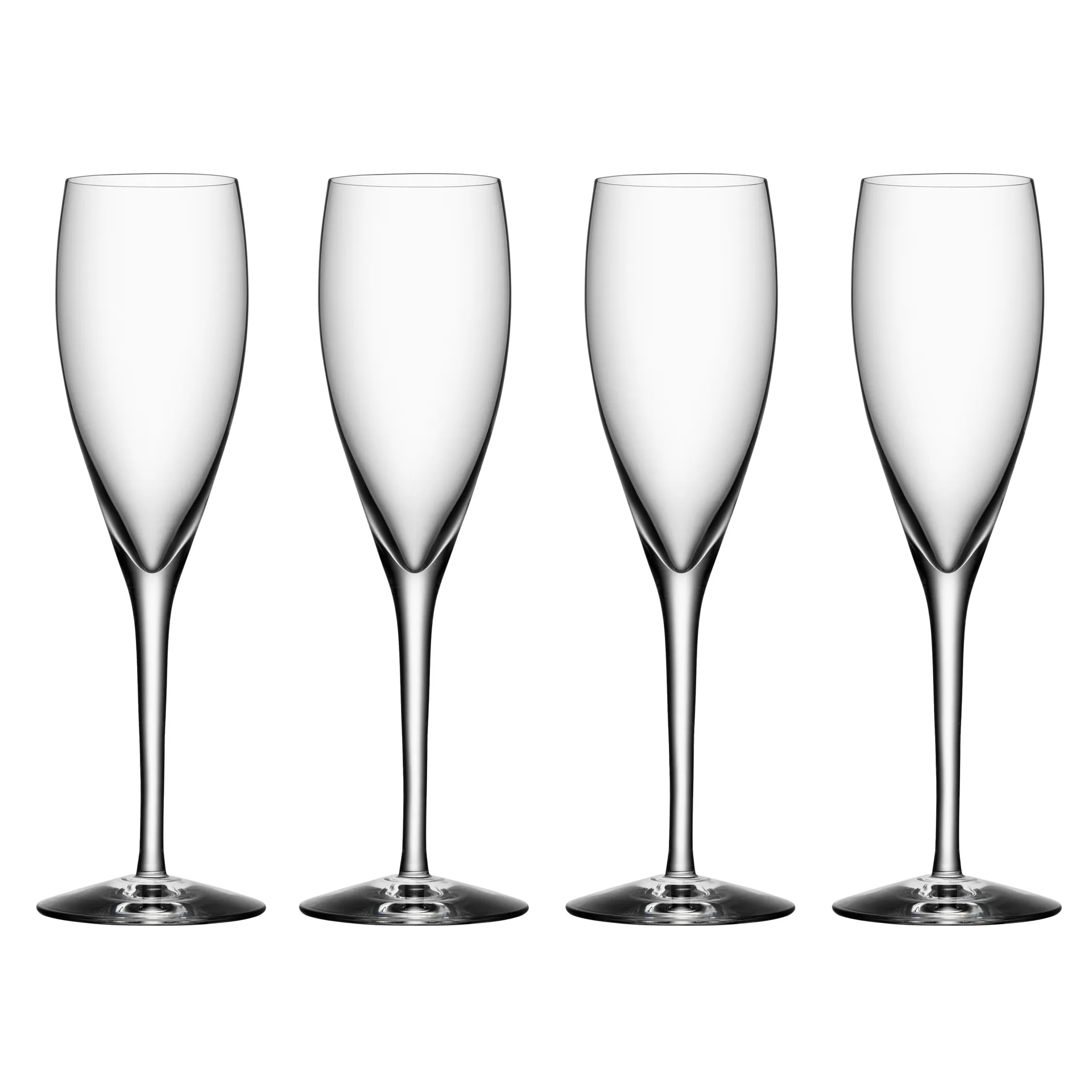 More champagneglas 4 stk, 4 stk Orrefors