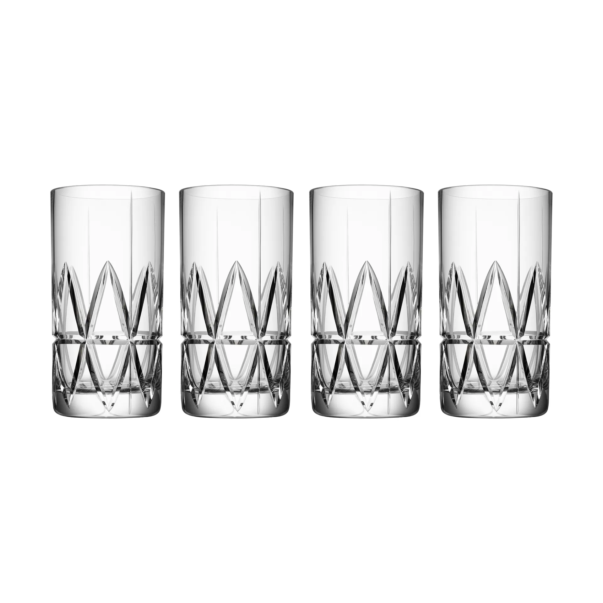 Peak highball glas 4-pak, 37 cl Orrefors