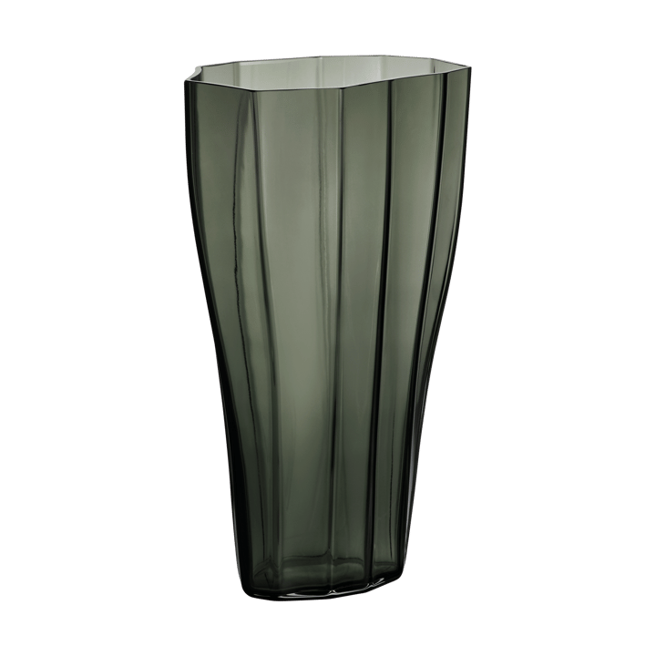 Reed vase 30 cm, Mosgrøn Orrefors