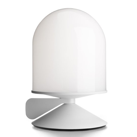 Örsjö Belysning Vinge bordlampe hvid struktur med hvid ledning