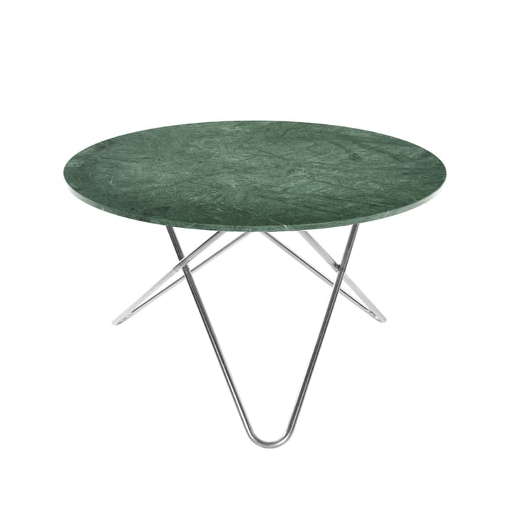 Big O Table spisebord, marmor indio, rustfrit understel OX Denmarq