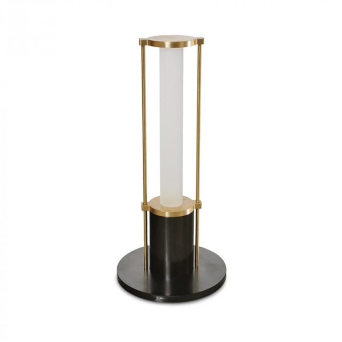 Lighthouse lampe 33 cm, Sort-guld OX Denmarq