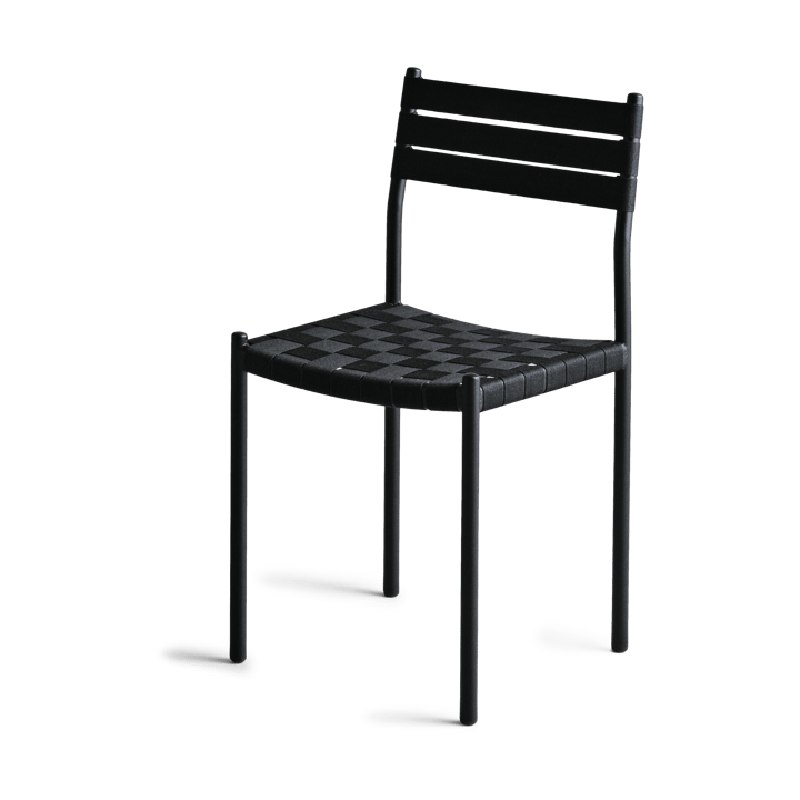 Nettan Chair black frame stol, Sort væv OX Denmarq