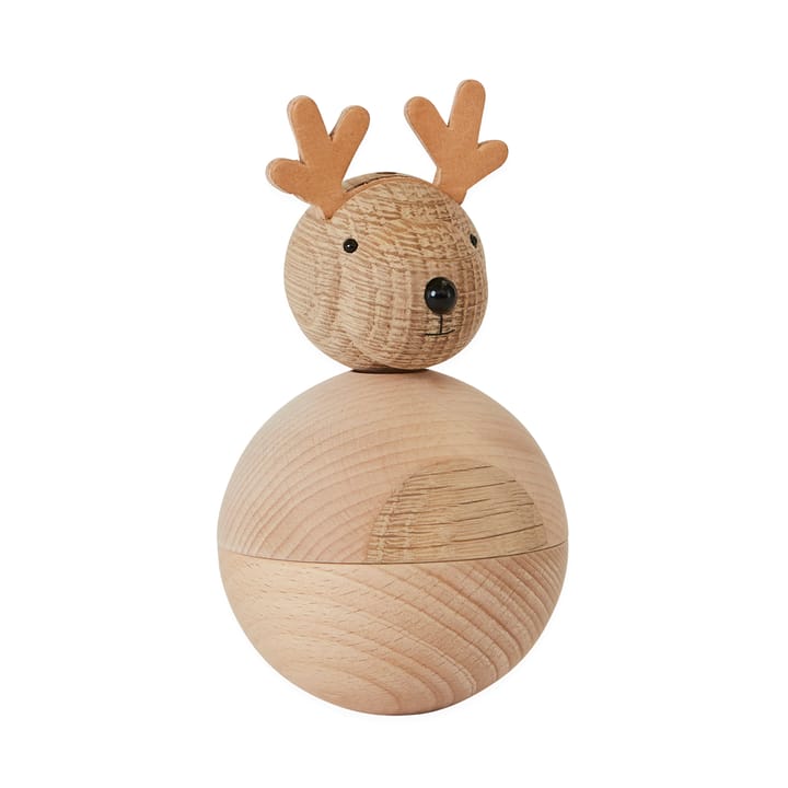 Christmas Rudolf træfigur, Bøg/Eg OYOY