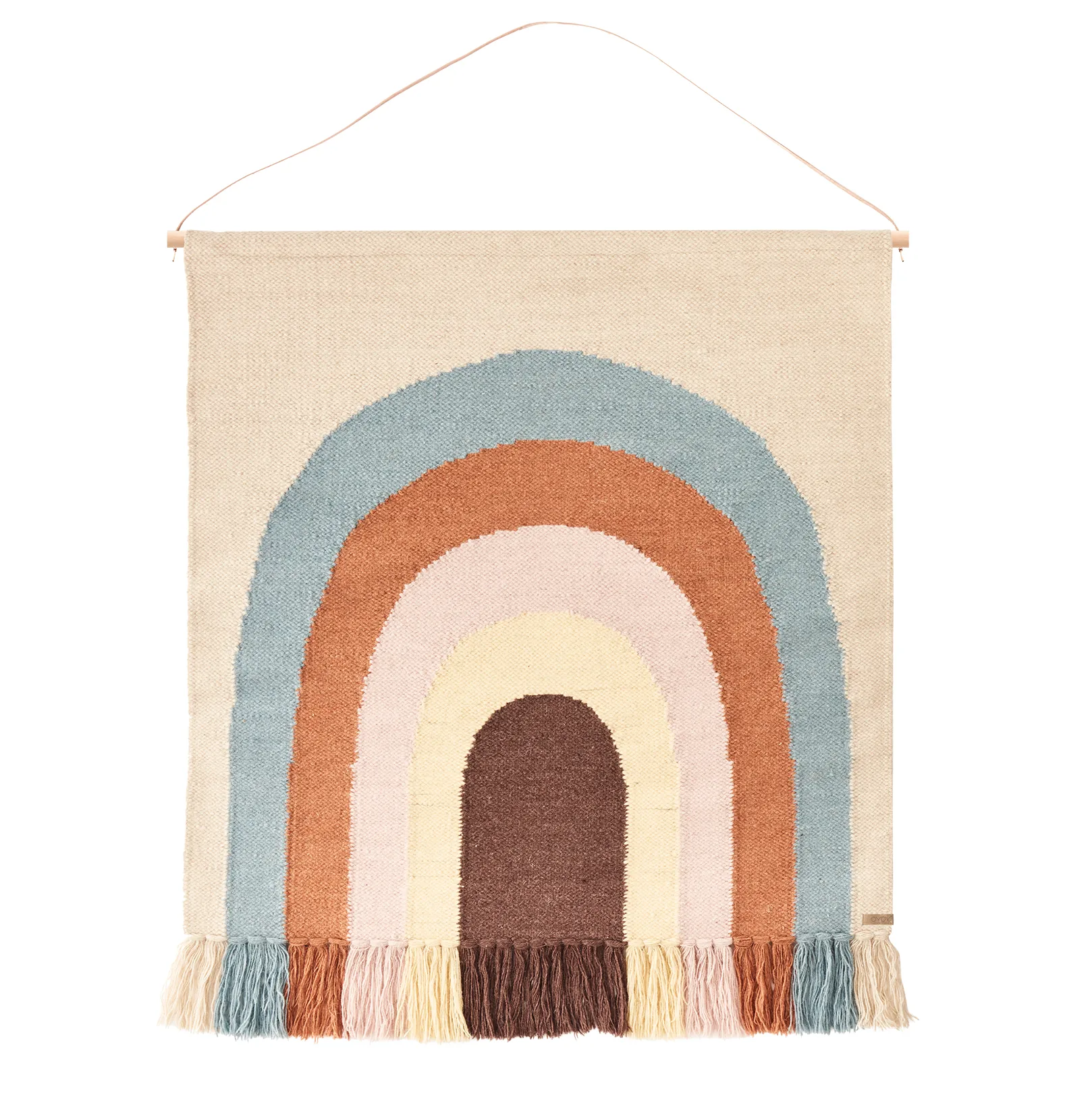 Follow the rainbow vægdekoration 100x115 cm, Multi OYOY