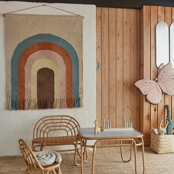 Follow the rainbow vægdekoration 100x115 cm - Multi - OYOY