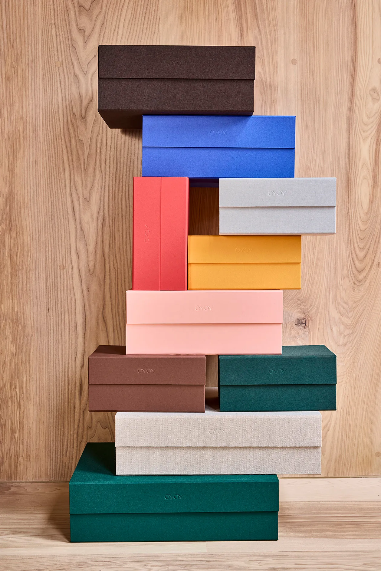 Hako opbevaringsæske A4, Brown OYOY