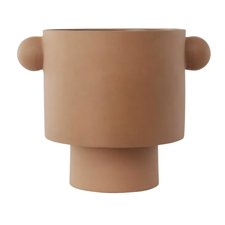 Inka Kana krukke stor Ø20 cm, Camel OYOY