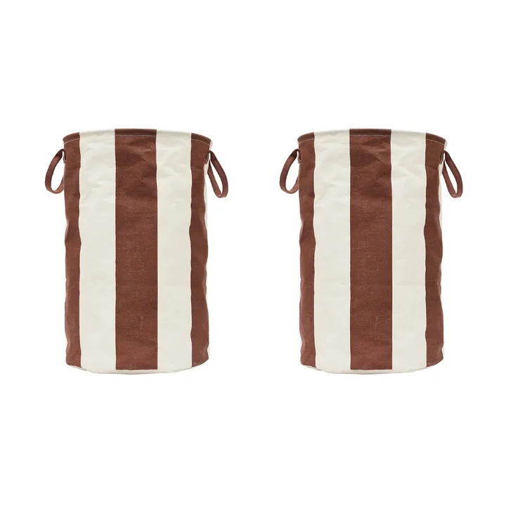 Kara opbevaringskurv large Ø38x54 cm - Nutmeg - OYOY