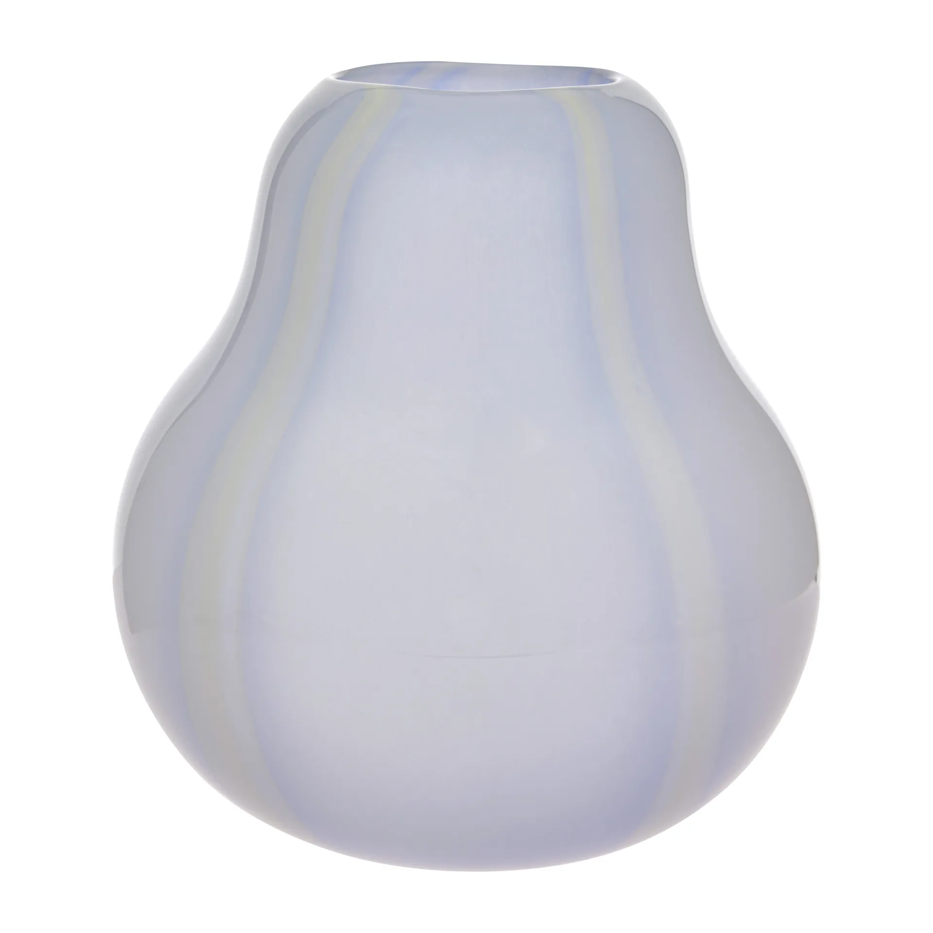 Kojo vase large, Lavender/White OYOY
