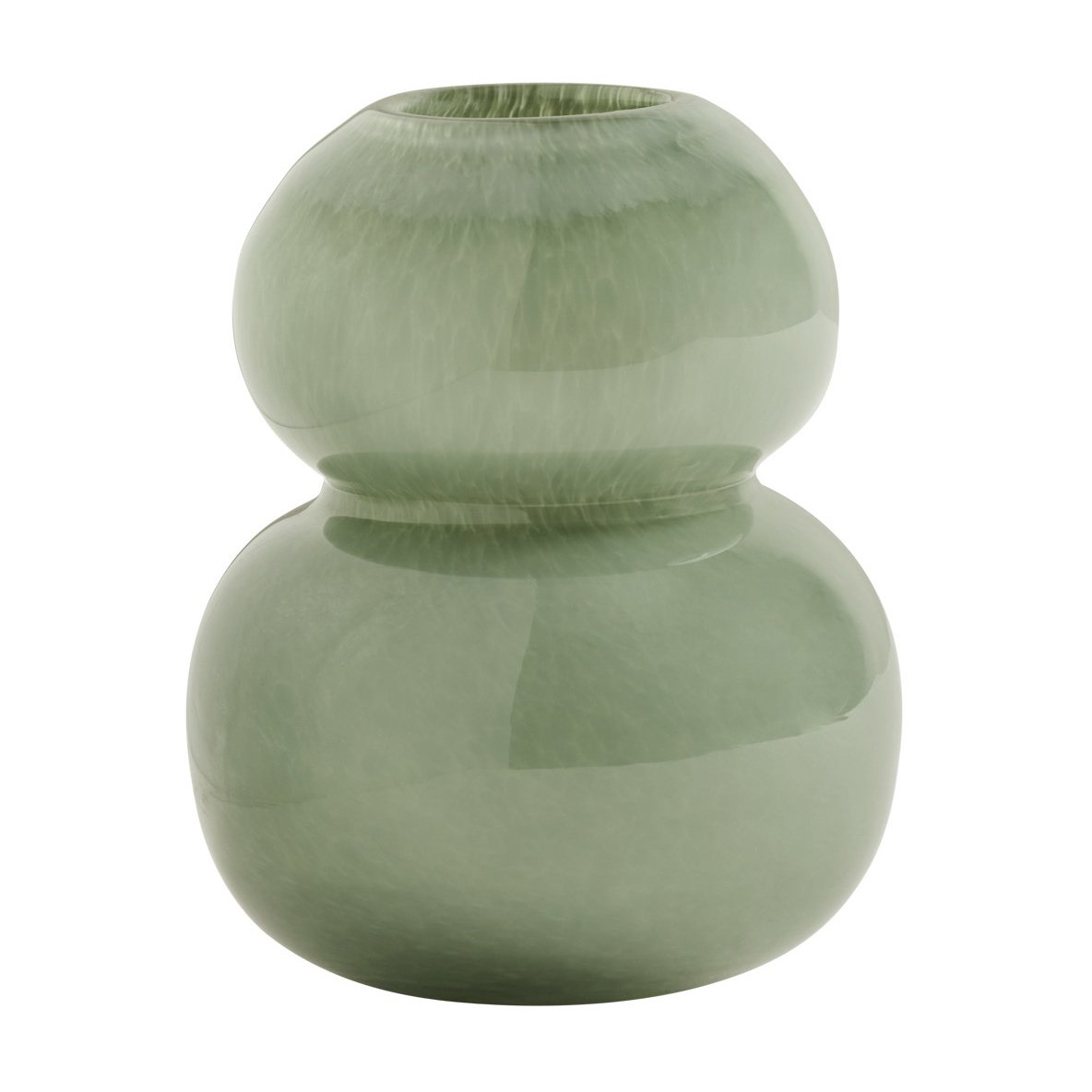 OYOY Lasi vase extra small 12,5 cm Jade (grøn)