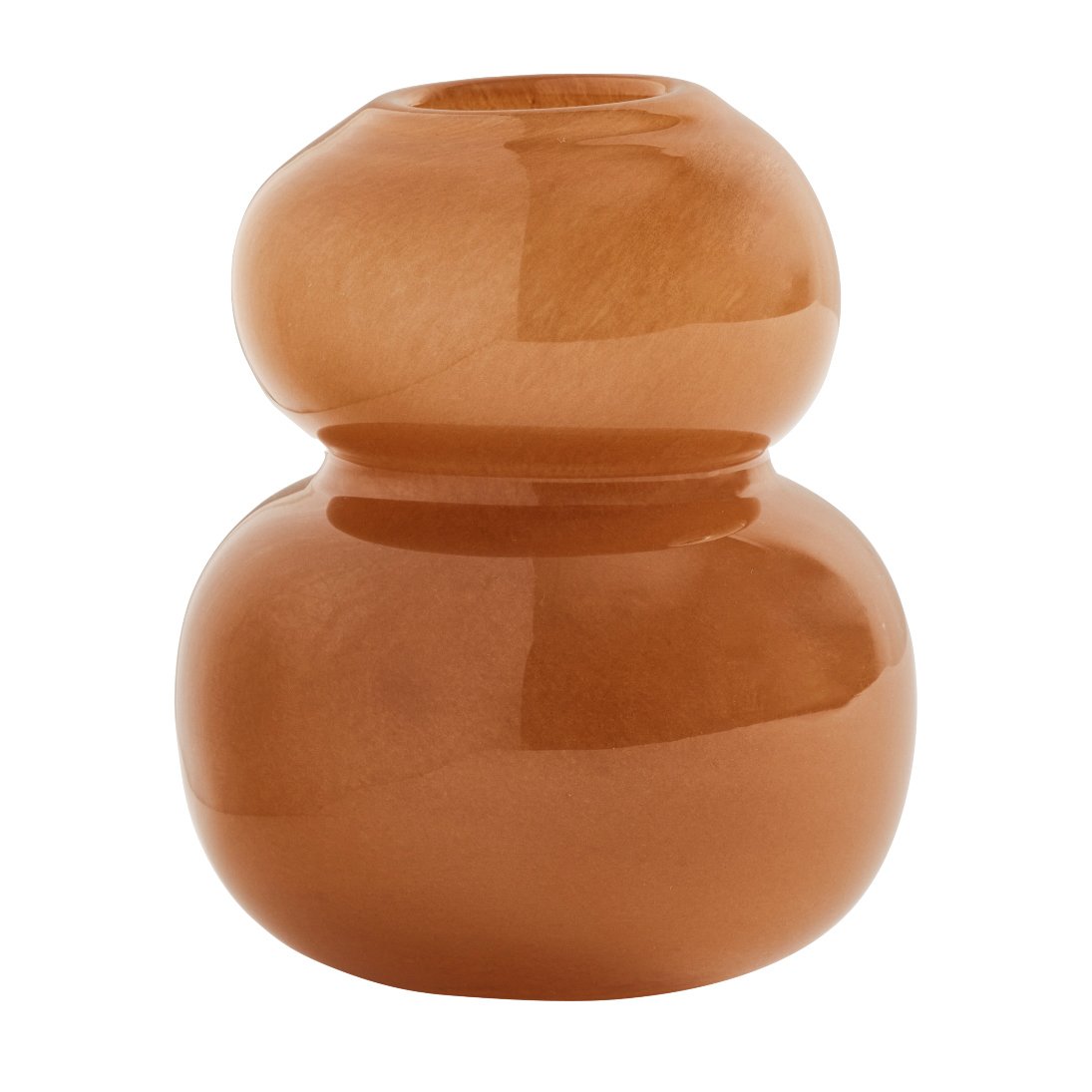 OYOY Lasi vase extra small 12,5 cm Nutmeg (brun)