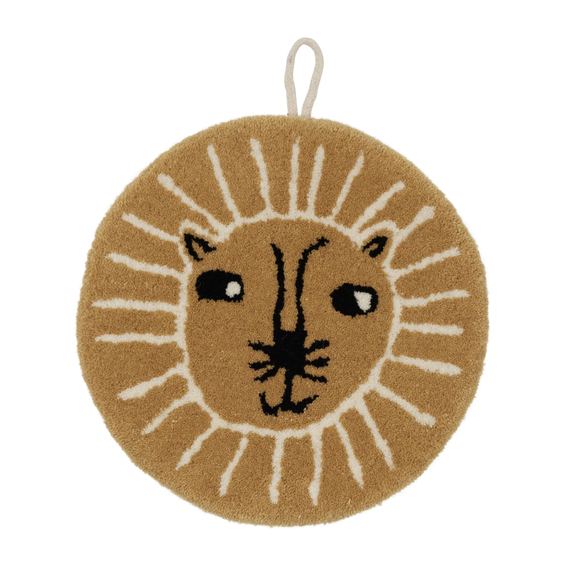 Lejon vægdekoration, Ø28 cm OYOY