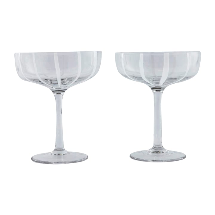 Mizu coupe champagneglas 2-pak - Clear - OYOY