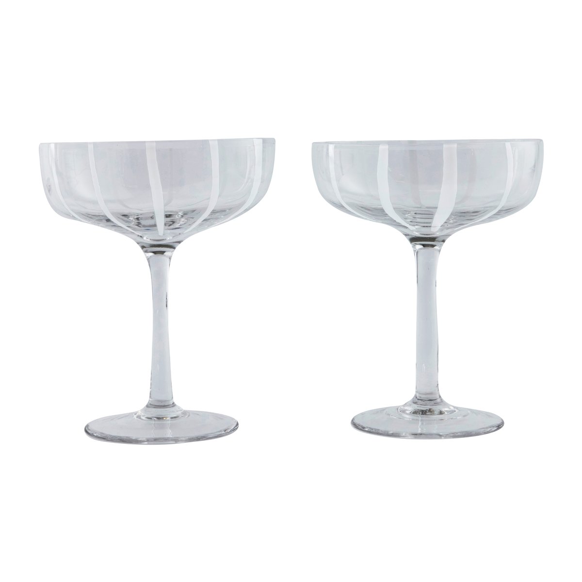 OYOY Mizu coupe champagneglas 2-pak Clear