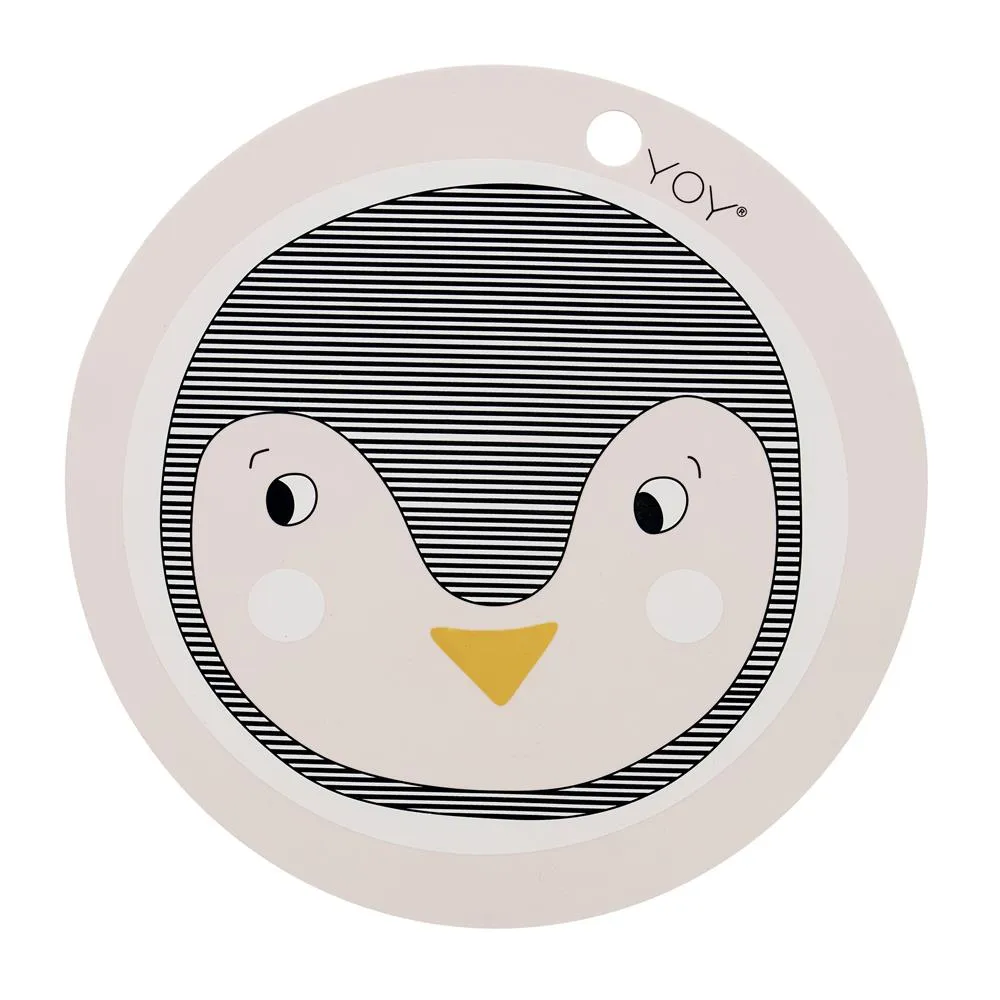 Penguin dækkeserviet, rosa (lyserød) OYOY