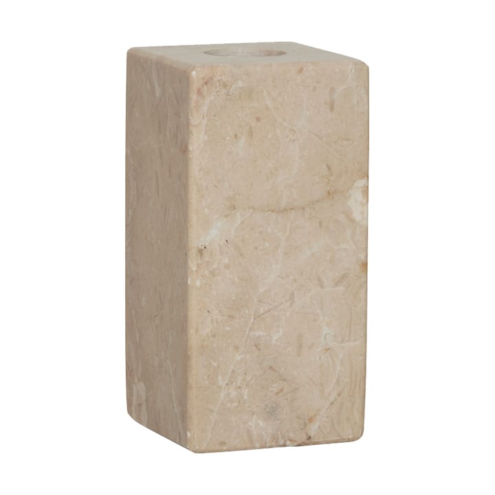 Savi lysestage 10 cm, Beige OYOY