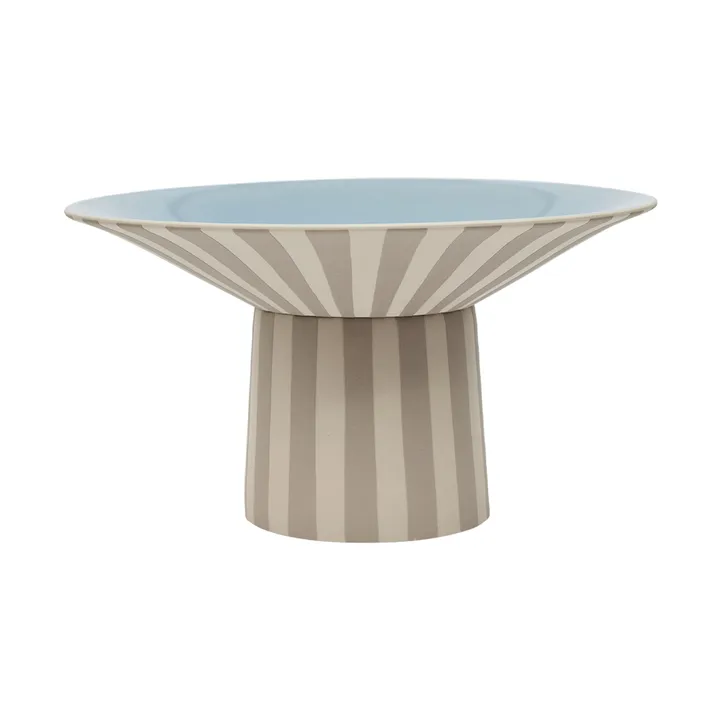 Toppu centerpiece høj Ø30x17 cm - Clay-Ice blue - OYOY