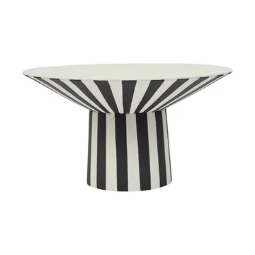 Toppu centerpiece høj Ø30x17 cm - White-black - OYOY