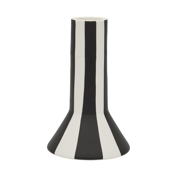 Toppu lysestage høj 11 cm - White-black - OYOY
