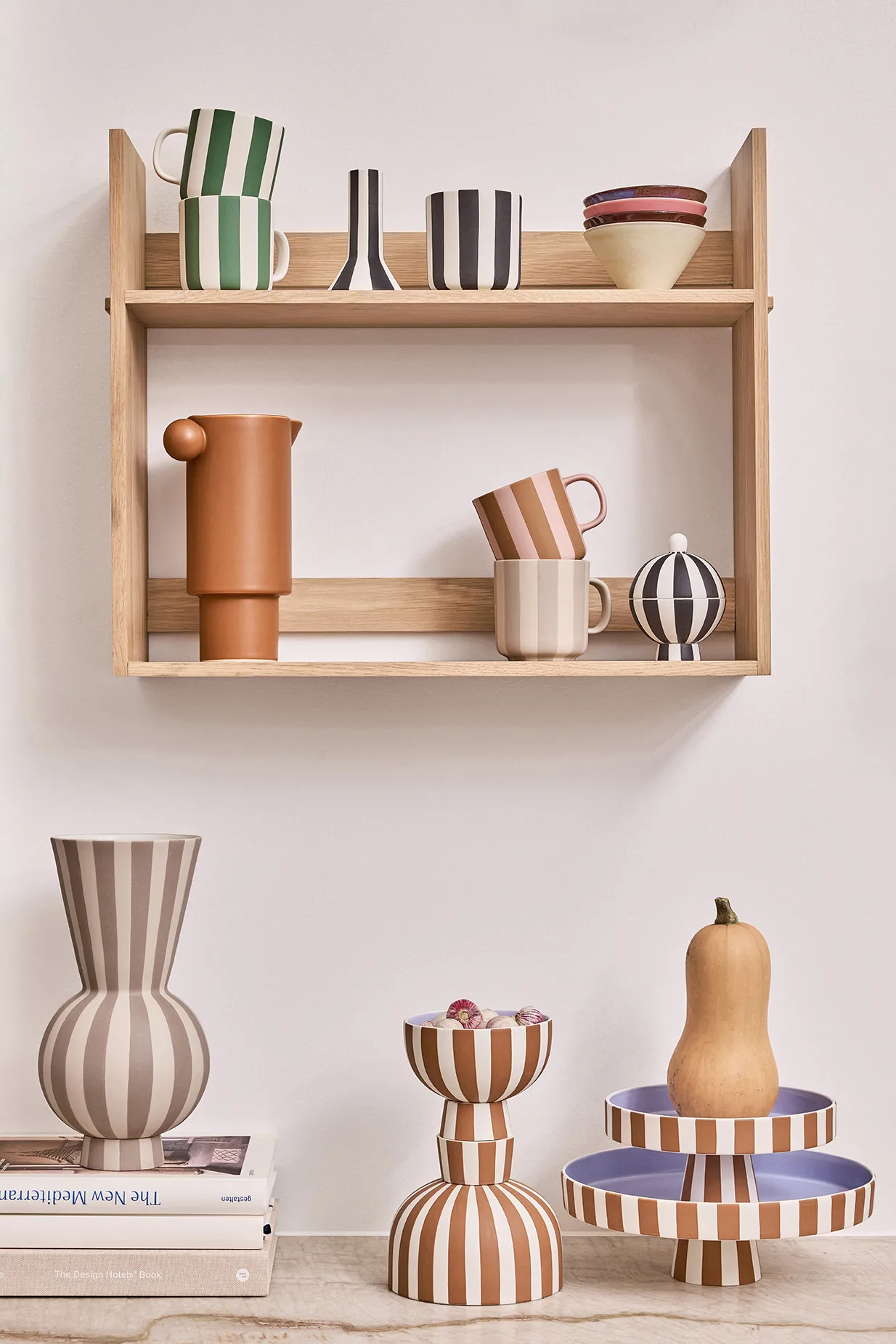 Toppu serveringsfad Ø20 cm, Caramel-lavender OYOY