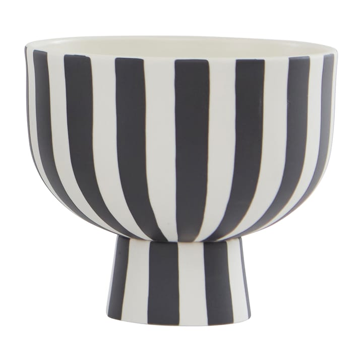 Toppu skål Ø15 cm - Sort/Hvid - OYOY