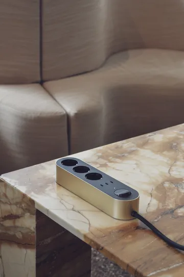 Edgar Power Bar grenudtag   - Satin brass - Palette