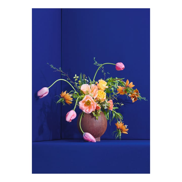Blomst 01 Blue plakat, 50x70 cm Paper Collective