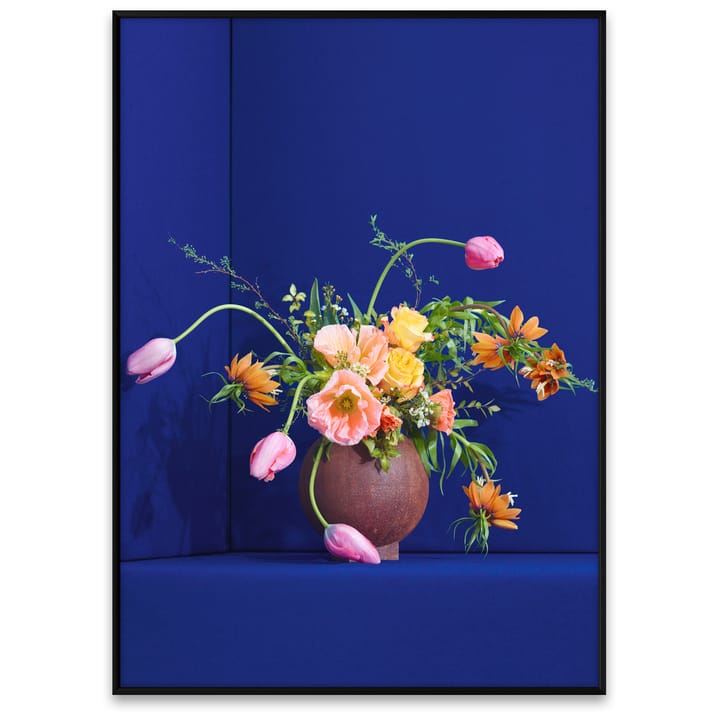 Blomst 01 Blue plakat, 70x100 cm Paper Collective