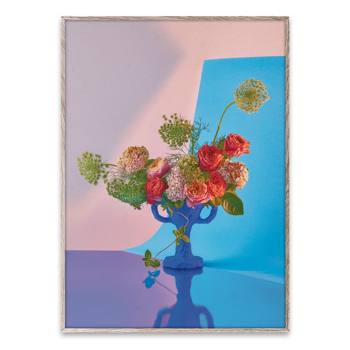 Bloom 02 cyan plakat, 50x70 cm Paper Collective