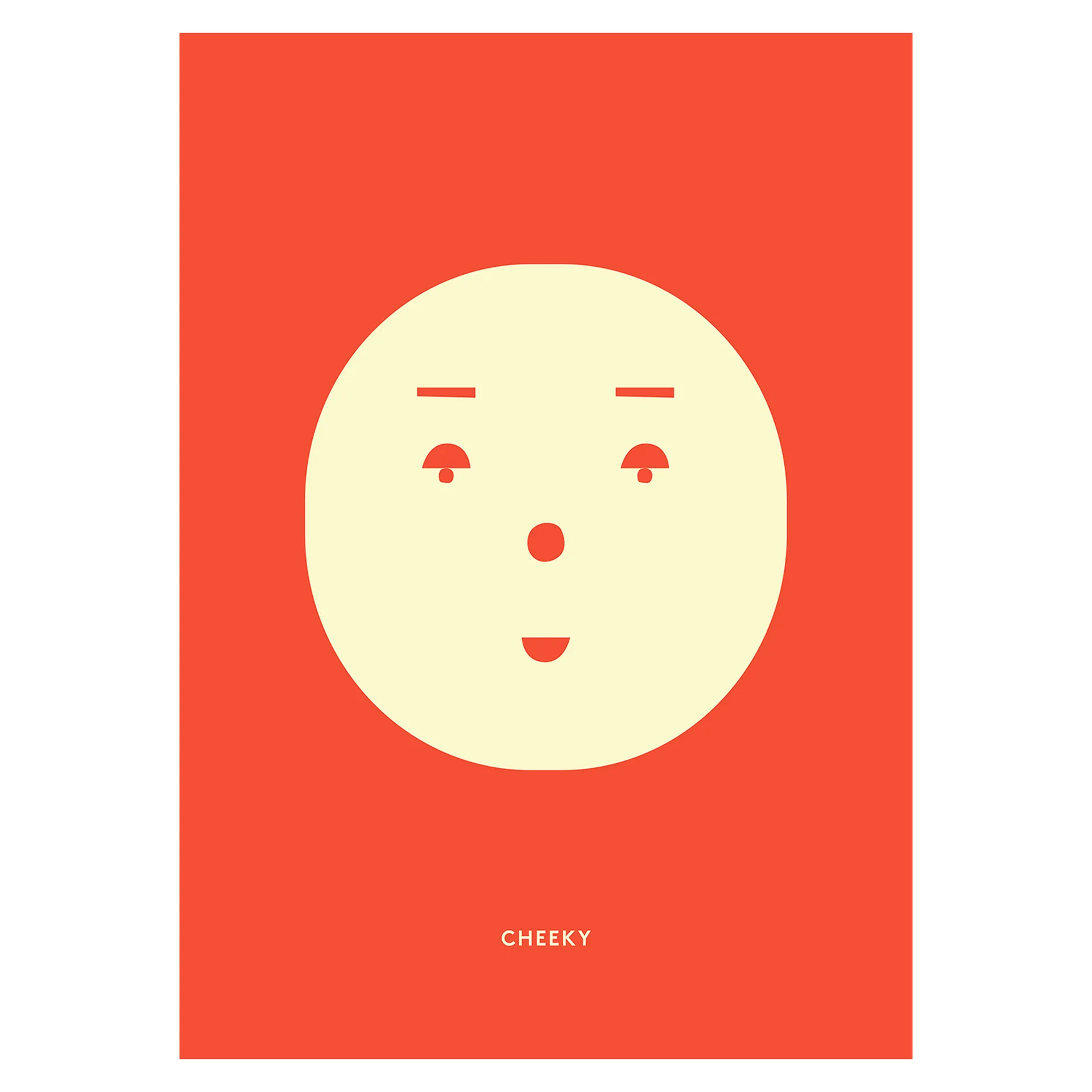 Cheeky Feeling plakat, 30x40 cm Paper Collective