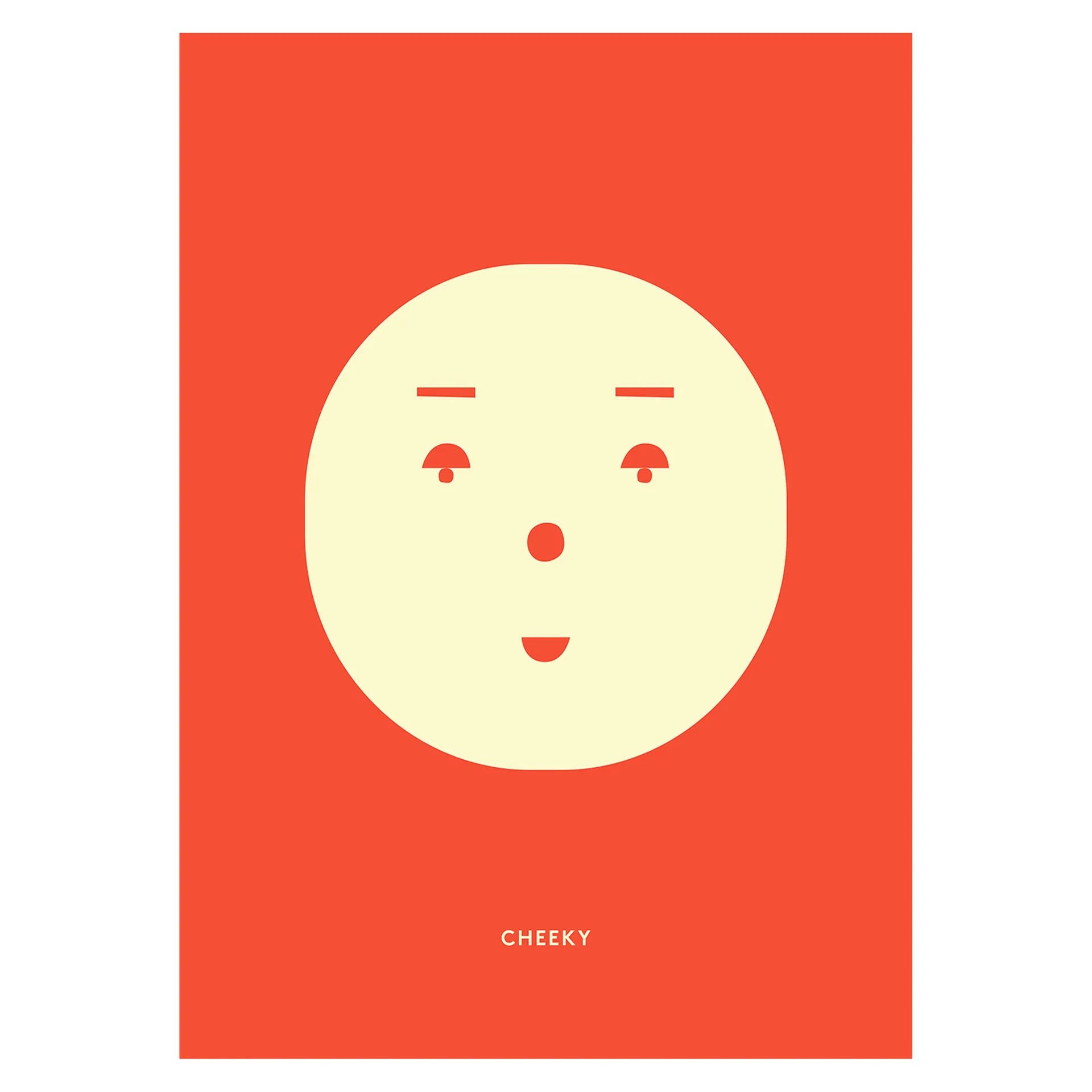 Cheeky Feeling plakat, 50x70 cm Paper Collective