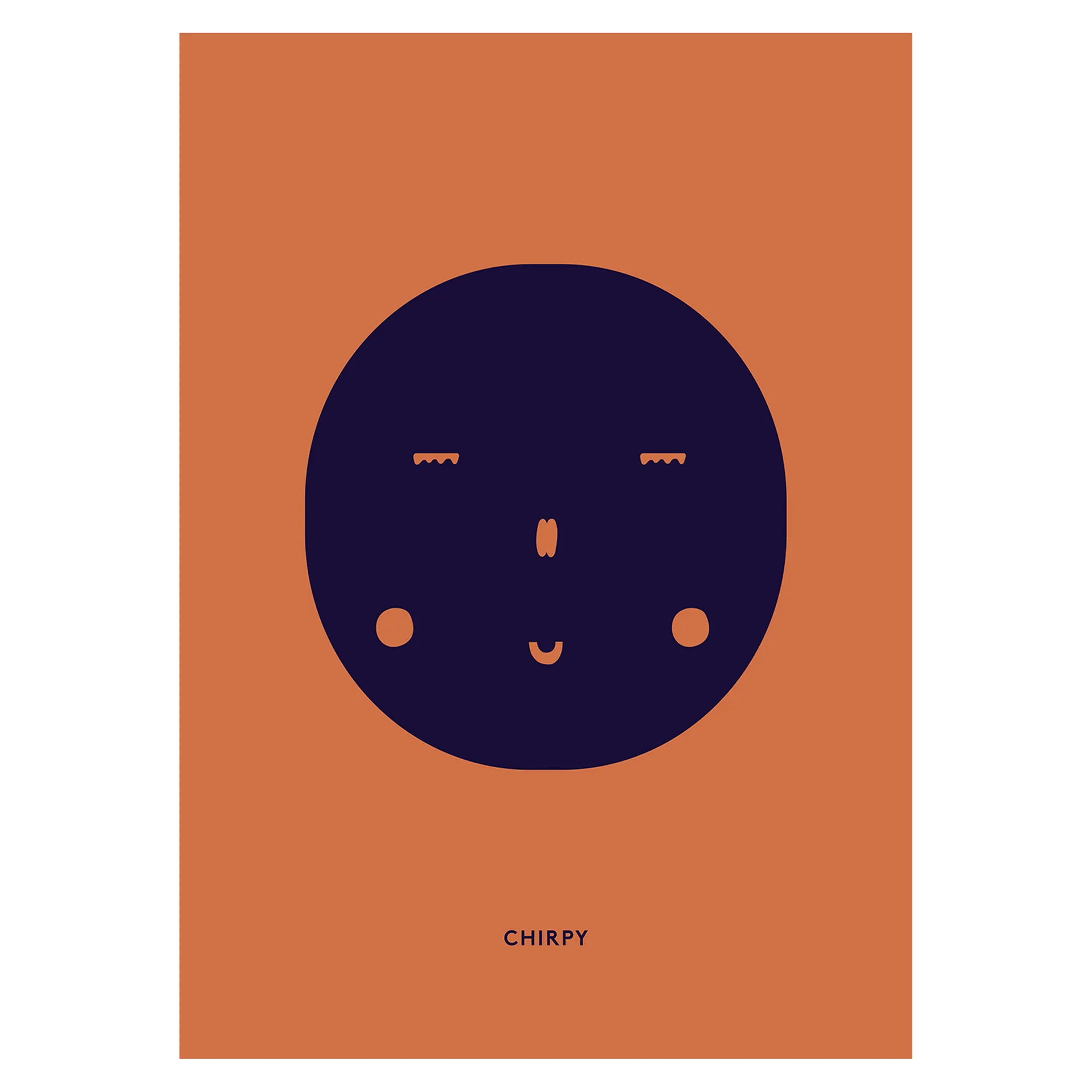 Chirpy Feeling plakat, 50x70 cm Paper Collective
