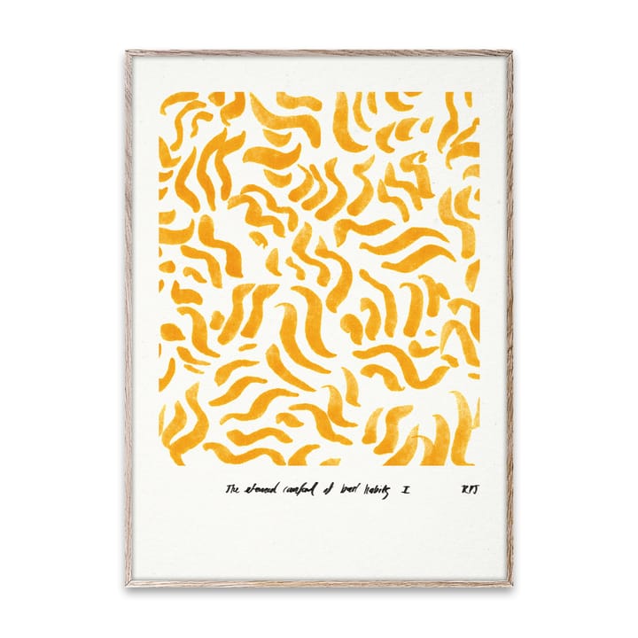 Comfort - Yellow plakat , 30x40 cm Paper Collective