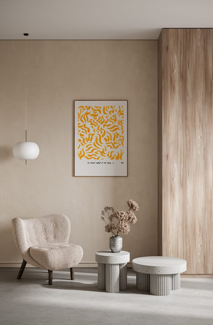 Comfort - Yellow plakat , 30x40 cm Paper Collective