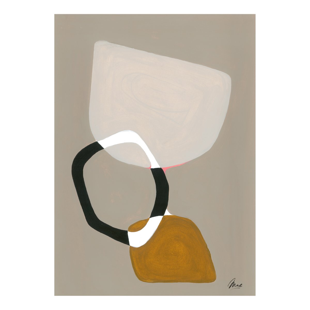 Paper Collective Composition 03 plakat 30×40 cm
