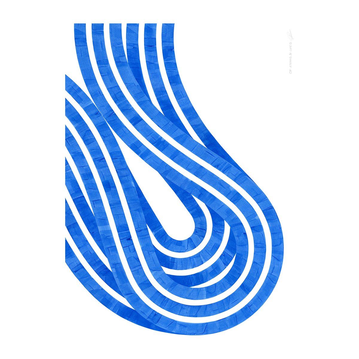 Paper Collective Entropy Blue 02 plakat 50×70 cm