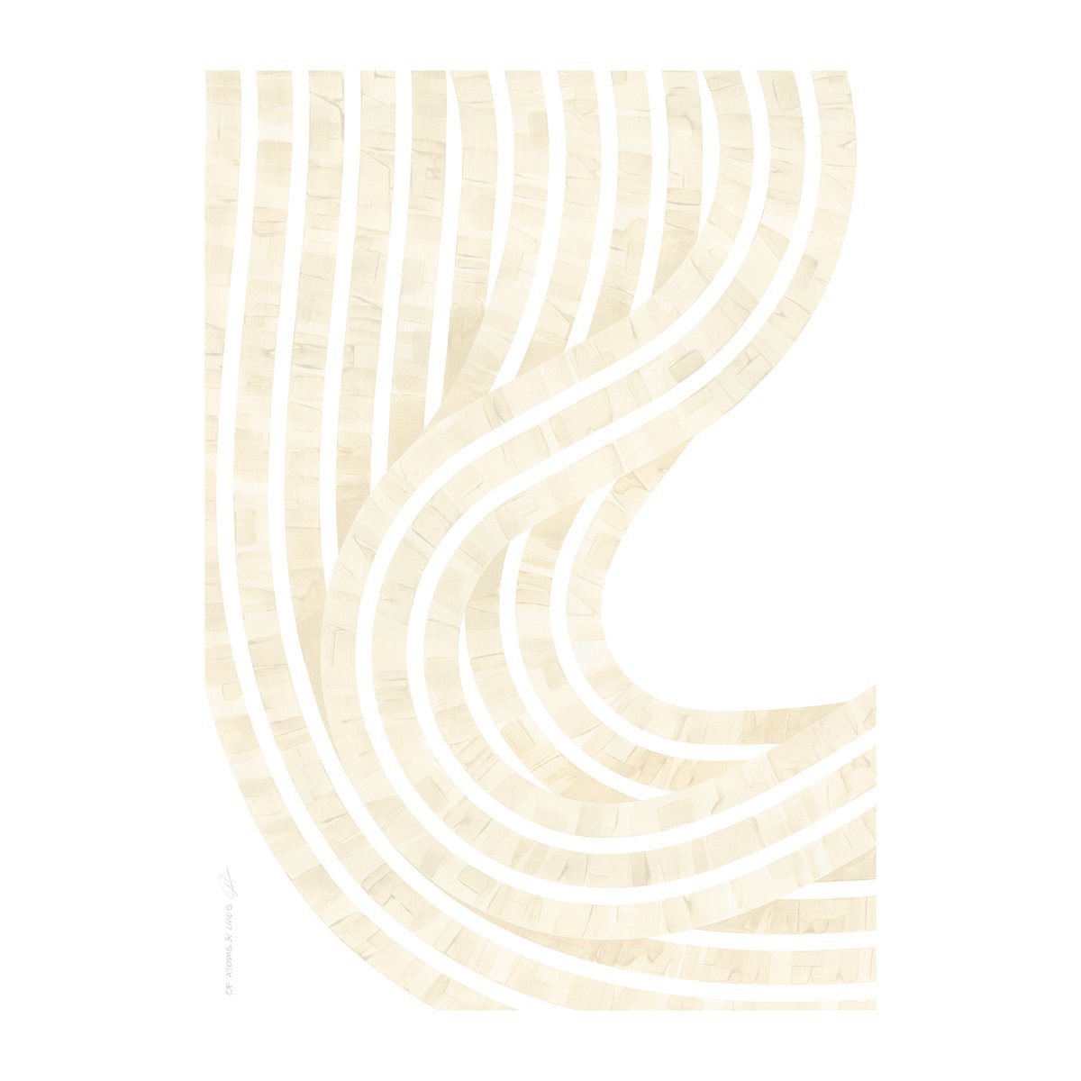Paper Collective Entropy Sand 01 plakat 50×70 cm