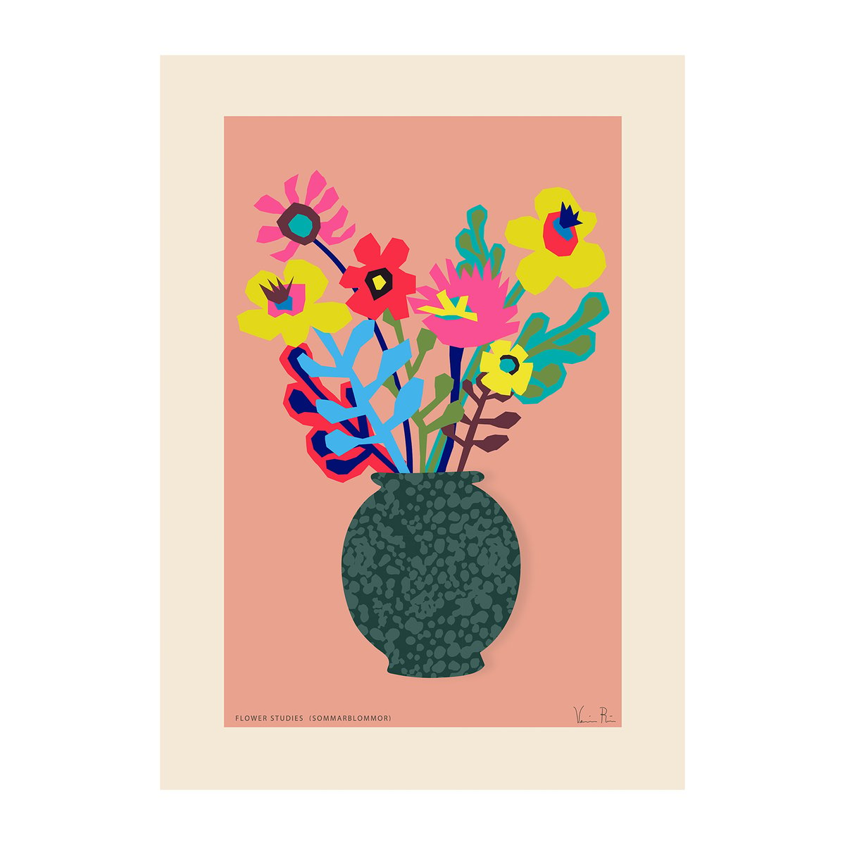 Paper Collective Flower Studies 02 (Sommer) plakat 30×40 cm