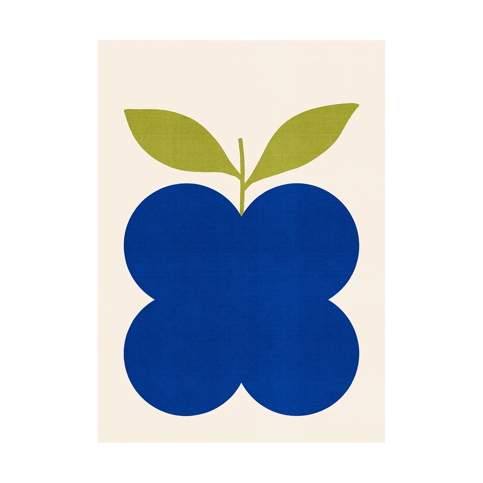 Indigo Fruit plakat, 30x40 cm Paper Collective