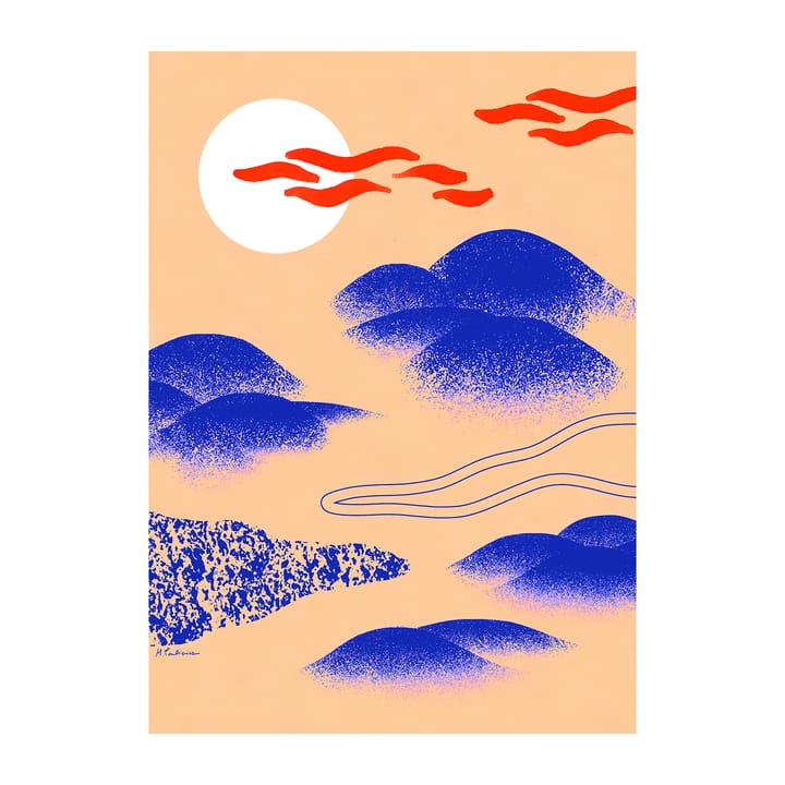 Japanese Hills plakat, 30x40 cm Paper Collective